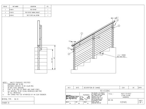 Downloads for Stainless Cable & Railing Inc., Cad files (ref: Q:autocad ...