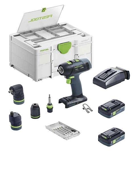 Perceuse Visseuse FESTOOL T 18 3 HPC 4 0 I Set 2 X 4 0 Ah HPC ASI TCL