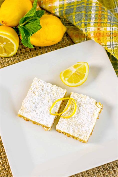 Low Carb Lemon Bars Easy Keto Friendly Treats