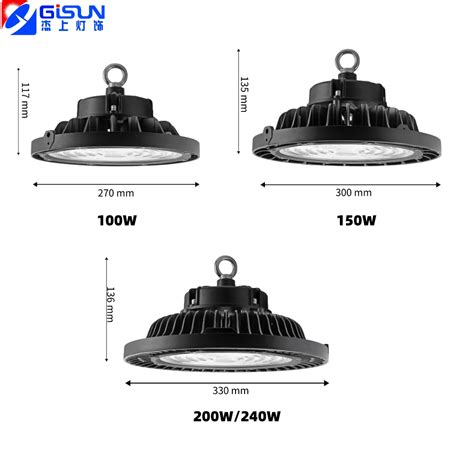 Lámpara Industrial Aislada De Alta Potencia100w150w200w240wufoluz