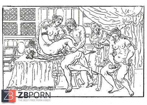 Erotic Book Illustrations Trio Cabinet Of Amor And Venus ZB Porn