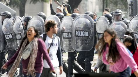 Argentina Represión policial contra manifestantes