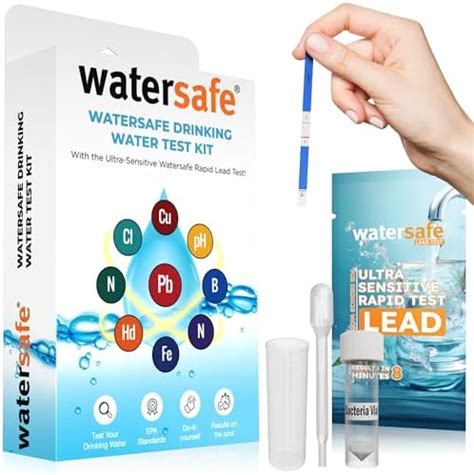 Watersafe The Original Water Testing Kit For Drinking Water Well And