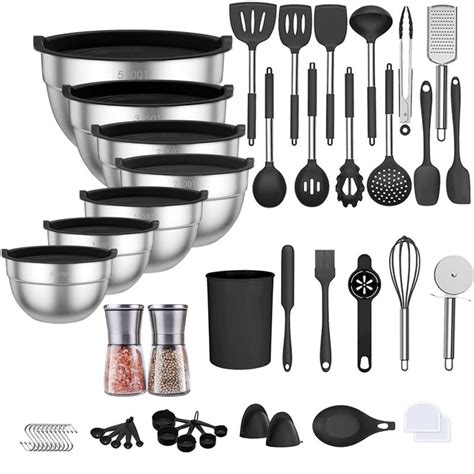 Smith Barton 33 Piece Stainless Steel Cooking Spoon Set And Reviews