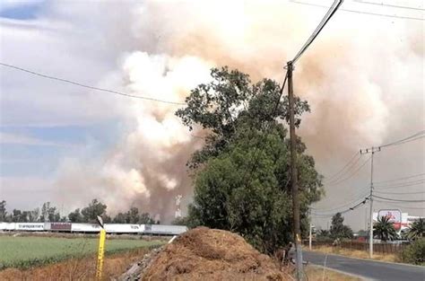 Atención Se incendia la Laguna de Zumpango