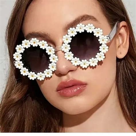 Flower Sunglasses Etsy