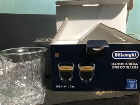 Delonghi Capuccino Double Wall Glasses Pcs Box Ml Furniture Home