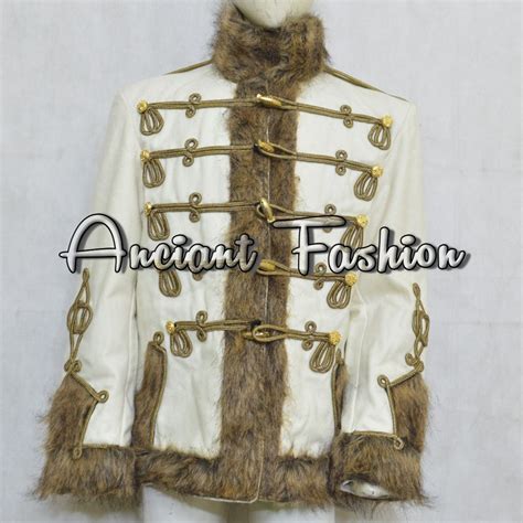 New Jimi Hendrix Costume Napoleonic Hussars Hussar Fur Jacket Etsy