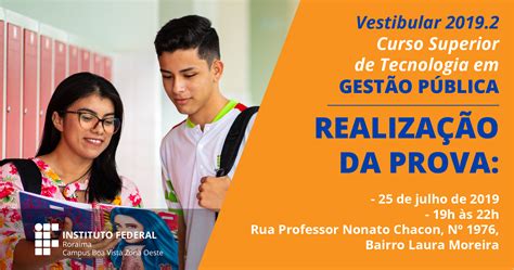 Vestibular Do Campus Boa Vista Zona Oeste Do IFRR Ocorre Nesta Quinta