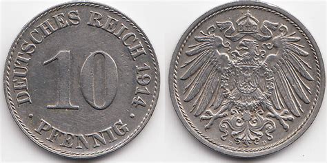 Kaiserreich Pfennig D Gro Er Adler Kupfer Nickel Fast