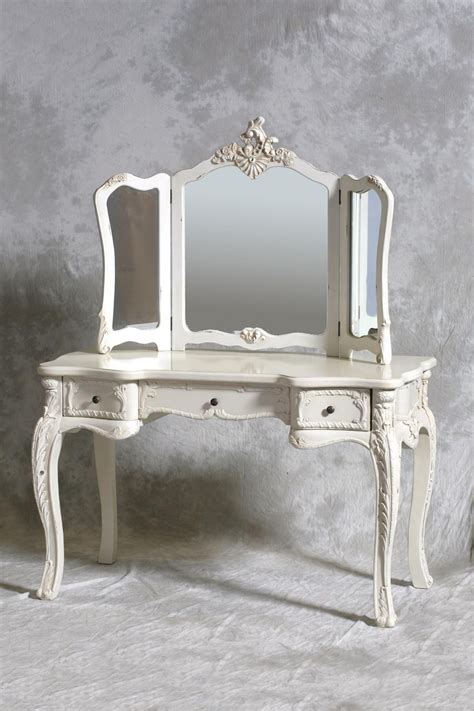 Shabby Chic Vanity Kursi Makan Meja Rias Mebel