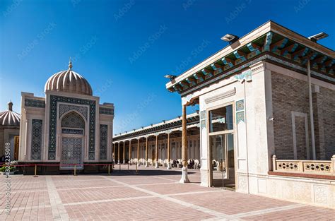 Hazret Khizr Mosque With The Mausoleum Of The First President Of The