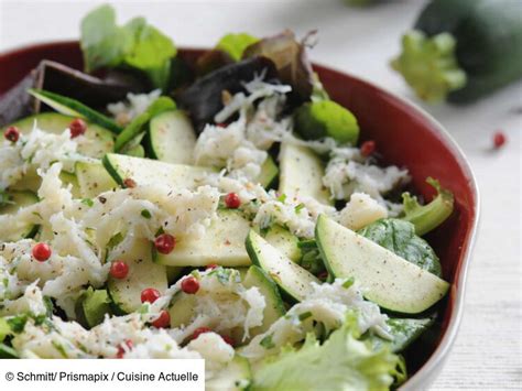 Salade De Courgette Marin E Au Crabe Facile Et Rapide D Couvrez Les