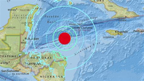 Un sismo de magnitud 4 4 se registró en el Caribe de Honduras HRN