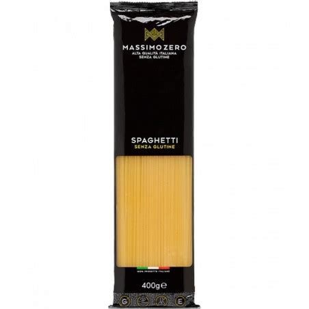 Massimo Zero Pasta Spaghetti Senza Glutine 400 G Categoria PASTA