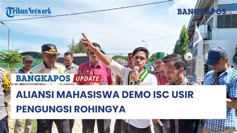 Aliansi Mahasiswa Dan Masyarakat Aceh Timur Demo ISC Usir Imigran Gelap