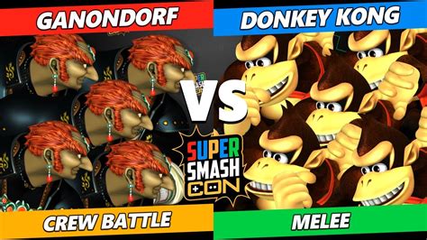 SSC 2023 Ganondorf Vs Donkey Kong Crew Battle Smash Melee SSBM