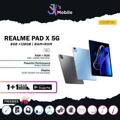 Realme Pad X 5g 6gb Ram 128gb Rom Original Realme Malaysia Lazada