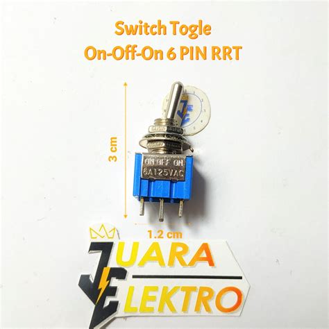 Jual Switch Togle On Off On Pin Rrt Switch Togle Mini Pin On Off