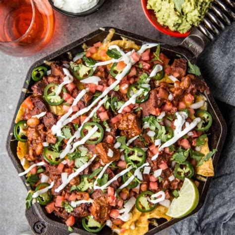 Smoked Beef Brisket Nachos Perfect For Leftover Brisket Vindulge