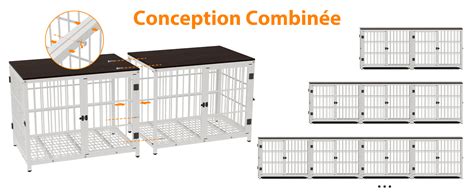 Meuble Cage Chien Bois Int Rieur Table Dappoint Niche Moderne Pour