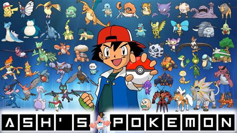 Ash All Pokemon List With Names And Images - Infoupdate.org