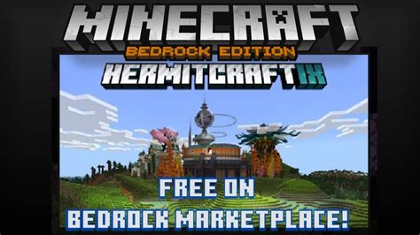 Hermitcraft 9 Map Free On Minecraft Bedrock Marketplace Minecraft Bedrockedition Hermitcraft