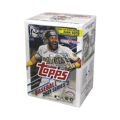 2021 Topps Series 2 Baseball 7 Pack Blaster Box Target Steel City