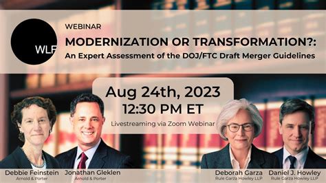 Modernization Or Transformation An Expert Assessment Of The Doj Ftc