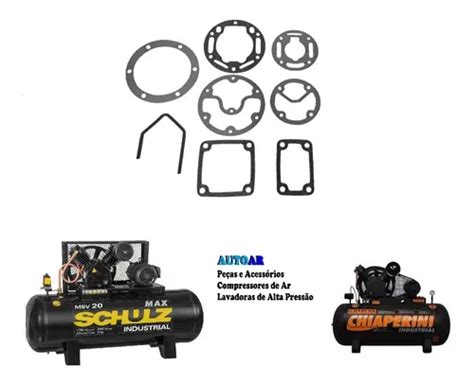 Junta Compressor Schulz Chiaperini Msv 20 Max Ou Cj20 MercadoLivre