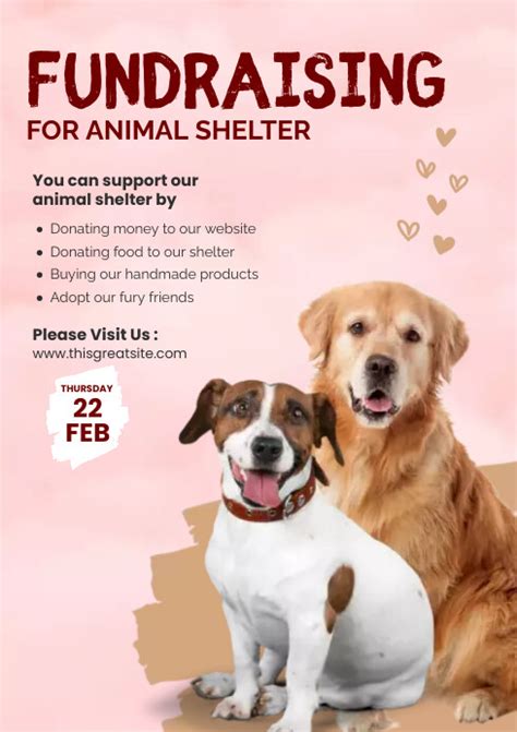 Copy Of Fundraising For Animal Shelter Postermywall