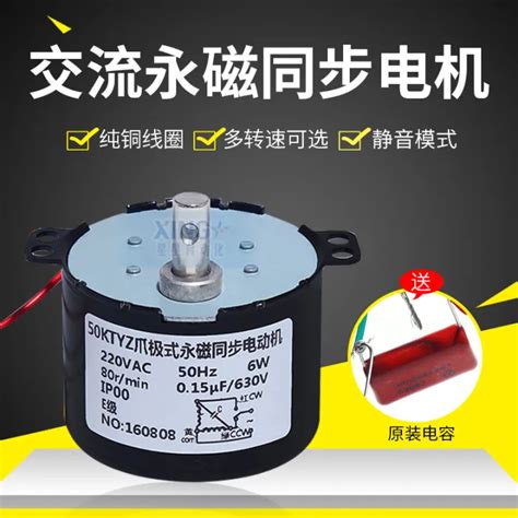 50ktyz Permanent Magnet Synchronous Motor 220V AC Motor Forward And