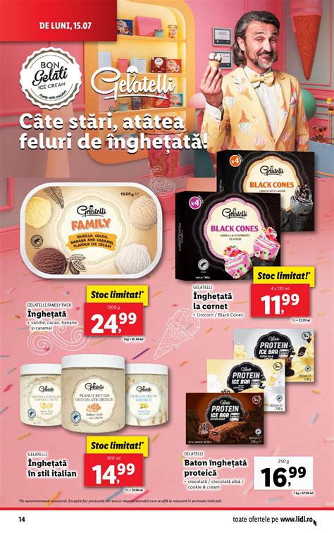 Oferte Lidl Inghetata Din Iulie Catalog Az