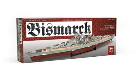 Amati German Battleship Bismarck Kit Ebay