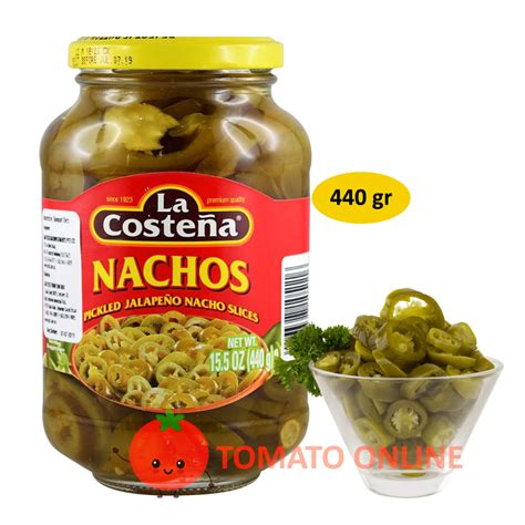 Jual La Costena Nachos Pickled Jalapeno Slice 440gr 440 G Gr Gram Shopee Indonesia