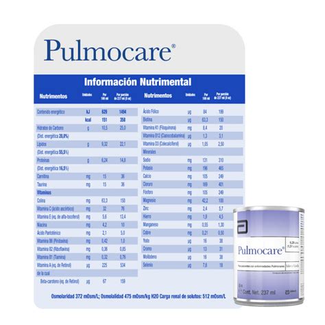 Pulmocare Formula Especifica Para Enfermedad Pulmonar Vainilla