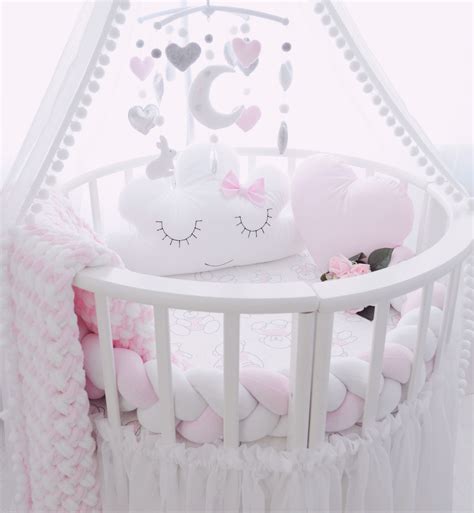 Бортики в кроватку. Декоративные подушки. Baby. Подушка облачко, звезда ...