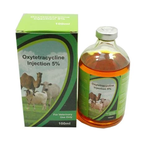Veterinary Drug, Oxytetracycline Injection 5% 100ml - China Veterinary ...