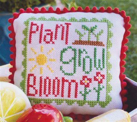 Plant Grow Bloom By Primrose Cottage Stitches Counted Cross Stitch