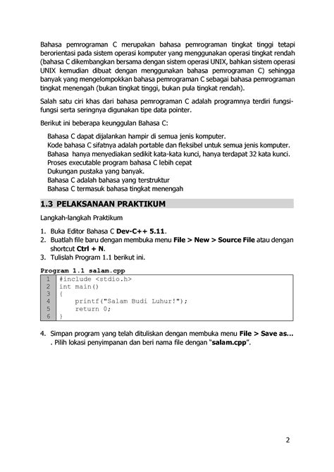 SOLUTION Modul Praktikum Dasar Algoritma Dan Pemograman 2 Studypool