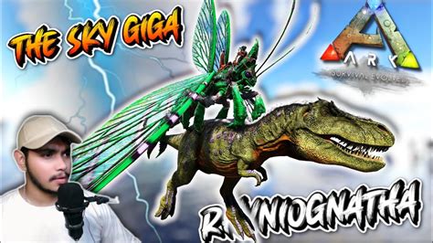 Taming Gigantic Bug The Sky Giga Rhyniognatha Ark Survival Evolved