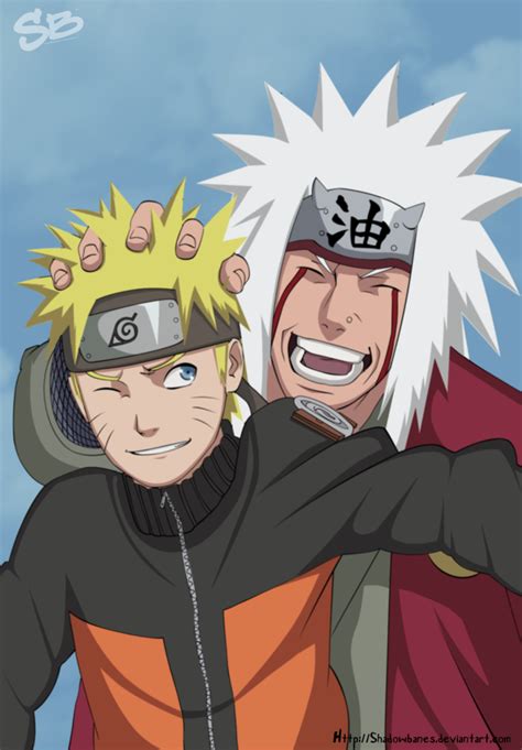 Naruto And Jiraiya By Ryuji 16 On Deviantart