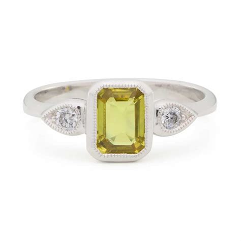 Yellow Sapphire Engagement Ring - Coppins Jewellery