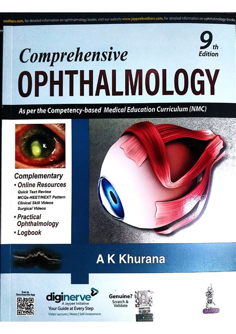 Comprehensive Ophthalmology E By A K Khurana Prithvi Medical