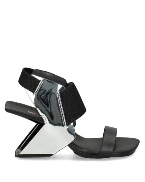 United Nude 80Mm Leather Sandals In Black Lyst
