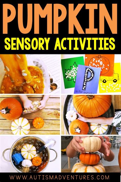 Pumpkin Sensory Activities Autism Adventures