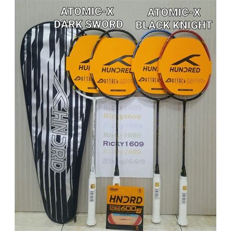 Jual RAKET BADMINTON HUNDRED ATOMIC X DARK SWORD HUNDRED ATOMIC X