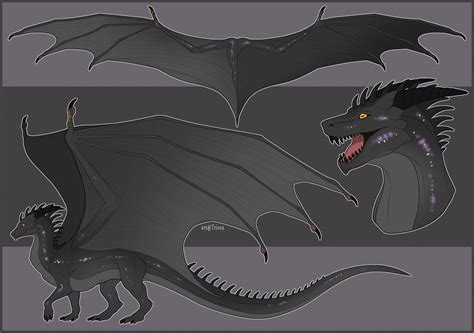 Dragon Reference Sheet For Scpdraco Commission By Trioza On Deviantart