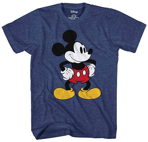 Disney Mickey Mouse Tones Graphic Tee Classic Vintage Mens Adult T