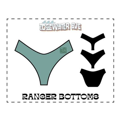 DIY Reversible Wide Side Bikini Bottoms PDF Sewing Pattern Etsy